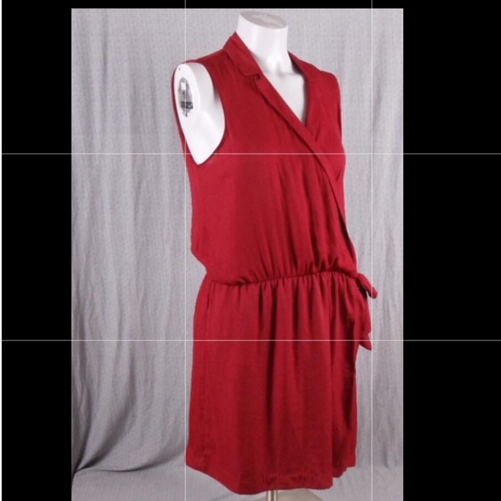 Zara red jumpsuit